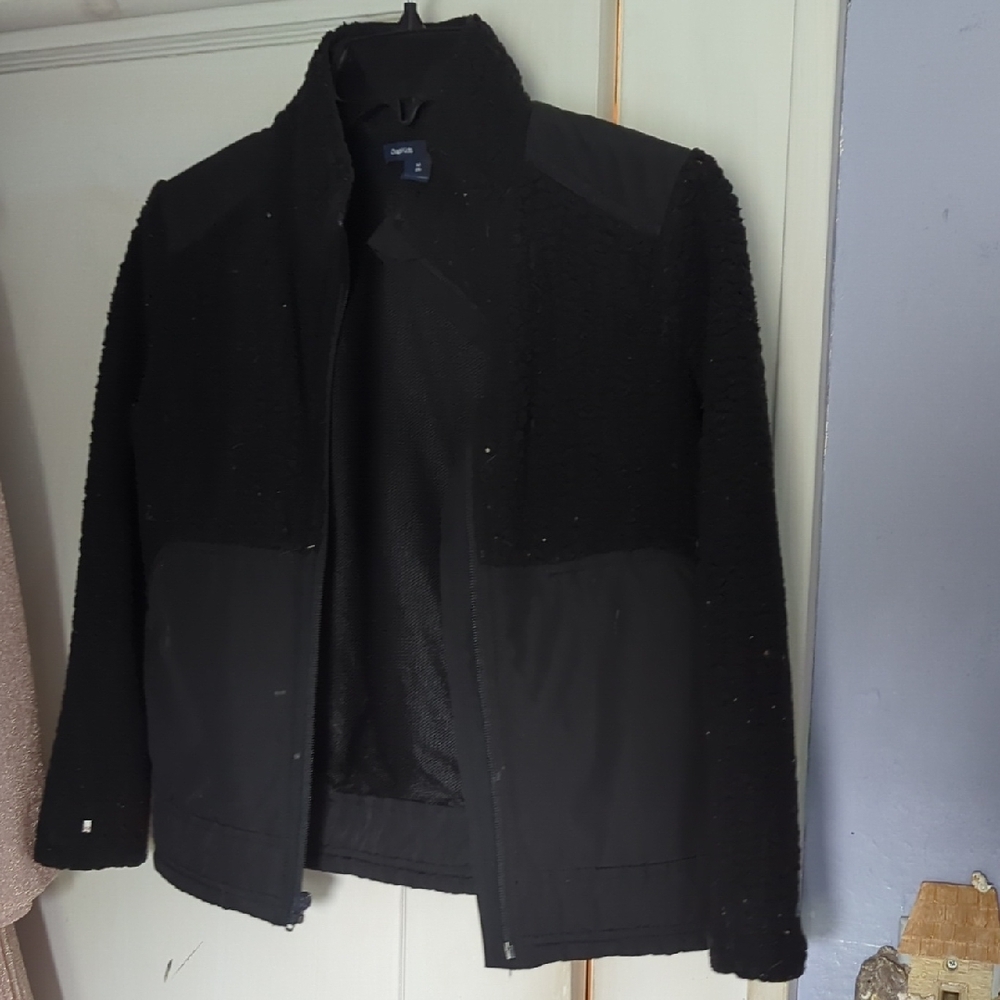 Black Textured Jacket